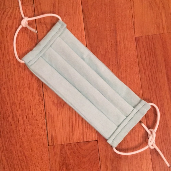 Accessories | Face Mask Reusable Light Teal Recycled Fabric | Poshmark